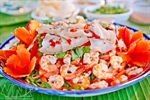 Gỏi đọt dừa Bến Tre