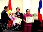 ລັດຖະບານລາວ ປະດັບຫຼຽນໄຊມິດຕະພາບ ໃຫ້ນັກທຸລະກິດ ຫວຽດນາມ