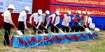 ພິທີວາງສິລາລຶກ ສ້າງເຂດອະນຸສອນສະຖານ ປະທານໂຮ່ຈີມິນ ຢູ່ລາວ