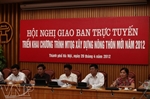 Hội nghị giao ban trực tuyến triển khai xây dựng nông thôn mới