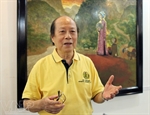 Tranh sơn ta của Phùng Dzi Thuần