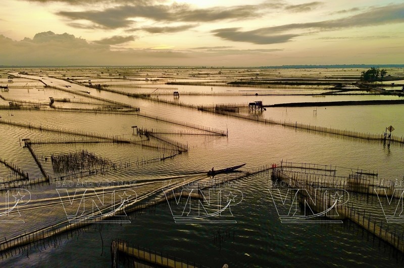 La beauté de la lagune de Chuôn à Hué