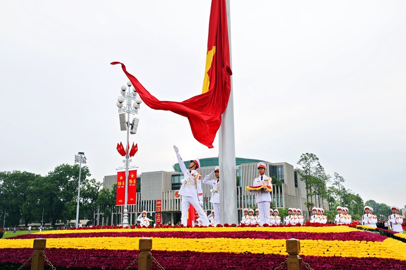 Lễ thượng cờ Ba Đình: Bản hùng ca thiêng liêng chào ngày mới giữa lòng Thủ đô