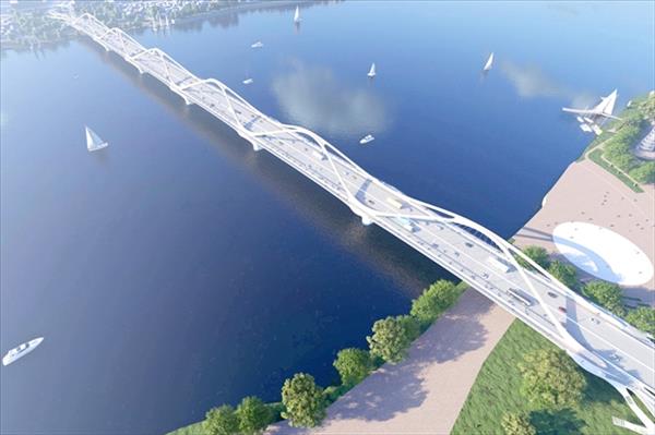 Hanoi finalizes design of 375m Tran Hung Dao Bridge