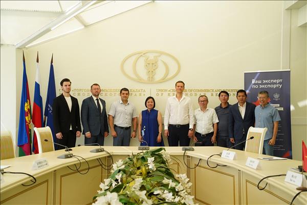 Doanh nghiệp Việt Nam thúc đẩy hợp tác về lương thực, thực phẩm với tỉnh Krasnodar của Nga