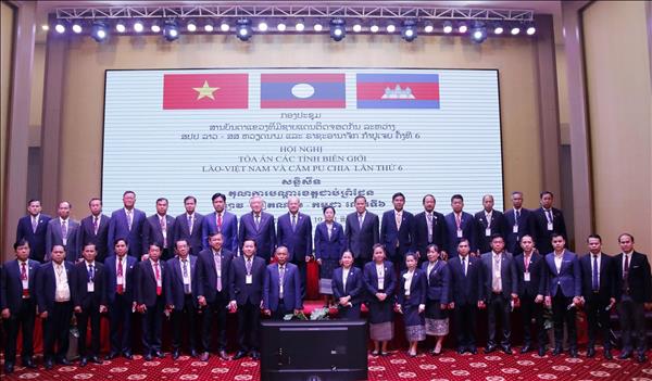 Khai mạc Hội nghị Tòa án các tỉnh biên giới ba nước Lào - Việt Nam - Campuchia lần thứ 6