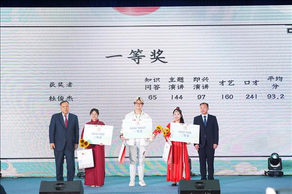 商业大学学生夺得第二十三届汉语桥越南赛区一等奖