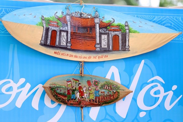 Festival de Cometas de la aldea de ba Duong Noi