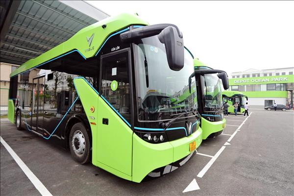 4월 1일부터 하노이시 전기버스 10개 노선 운행 시작