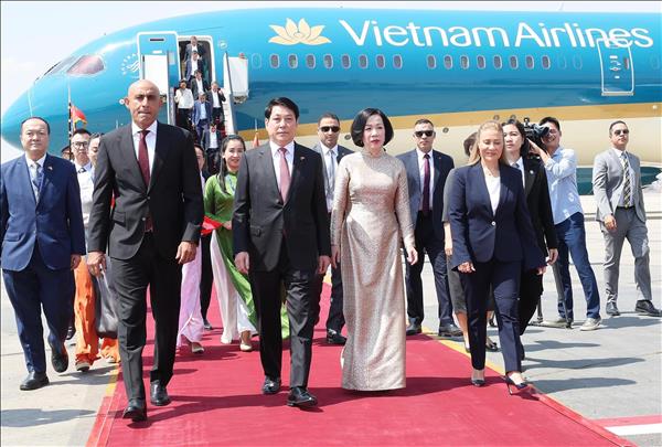 (Video) Presidente de Vietnam inicia actividades en Egipto