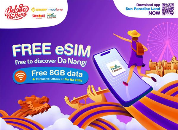 50,000 free eSIMs waiting for international tourists in Da Nang