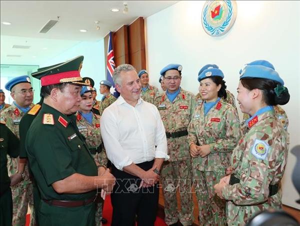 ອົດສະຕາລີ ໜູນຊ່ວຍບັນດາເຄື່ອງອຸປະກອນເພື່ອຍົກສູງກຳລັງຄວາມສາມາດຮັກສາສັນຕິພາບສປຊໃຫ້ແກ່ ຫວຽດນາມ