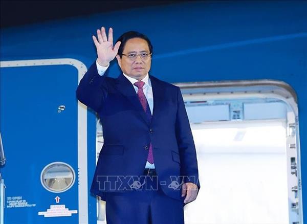 Le Premier ministre Pham Minh Chinh se rend en Chine
