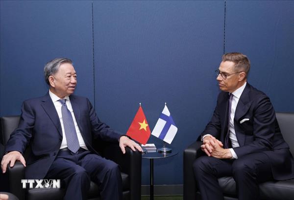 La visite du leader du Parti Tô Lâm contribue à booster les liens entre la Finlande et le Vietnam