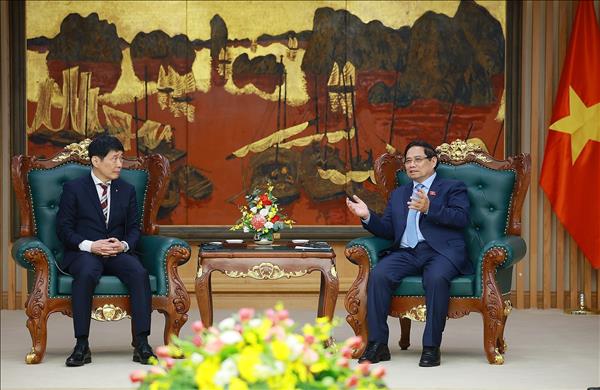Thủ tướng Chính phủ Phạm Minh Chính tiếp ông Yamamoto Ichita, Thống đốc tỉnh Gunma, Nhật Bản
