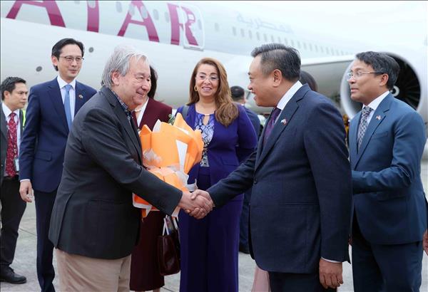Tổng Thư ký Liên hợp quốc António Guterres bắt đầu thăm chính thức Việt Nam