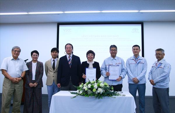 VJCCとトヨタ・ベトナム、サプライヤー育成で協力覚書 裾野産業を強化へ