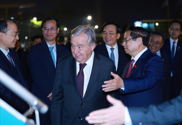 António Guterres achève avec succès sa visite officielle au Vietnam
