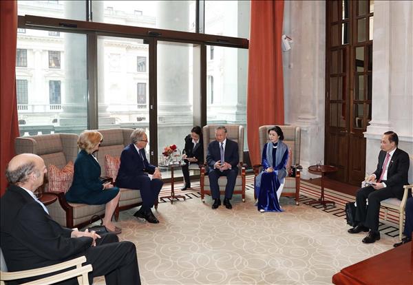 Tổng Bí thư Tô Lâm tiếp Công tước xứ Richmond Charles Henry Gordon-Lennox, đại diện Hoàng gia Anh