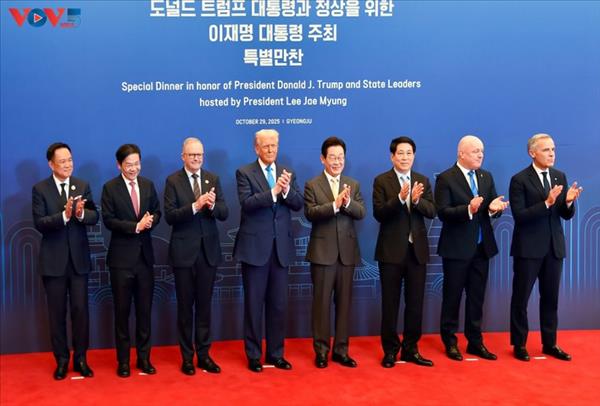 ប្រធានរដ្ឋវៀតណាមលោក លឿង គឿង ជួបជាមួយប្រធានាធិបតីសហរដ្ឋអាមេរិកនិងថ្នាក់ដឹកនាំជាន់ខ្ពស់នៃសមាជិក APEC មួយចំនួន