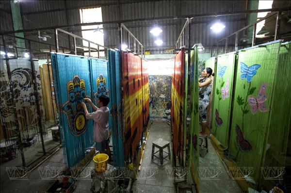 Mành trúc Củ Chi – Sức sống mới của làng nghề hơn 100 tuổi