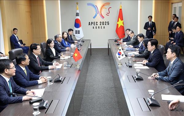 Tuần lễ Cấp cao APEC 2025: Chủ tịch nước Lương Cường hội đàm với Tổng thống Hàn Quốc