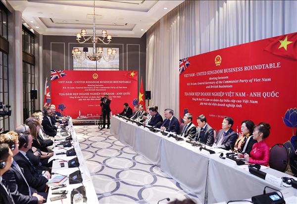 Tổng Bí thư Tô Lâm dự Tọa đàm Doanh nghiệp Việt Nam – Anh