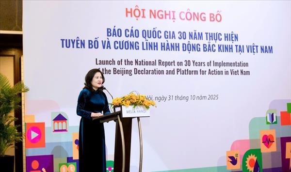 ຂີດໝາຍສຳຄັນໃນວິວັດການຊຸກຍູ້ຄວາມສະເໝີພາບລະຫວ່າງຍິງຊາຍ ແລະ ການມອບສິດໃຫ້ແກ່ແມ່ຍິງຂອງ ຫວຽດນາມ