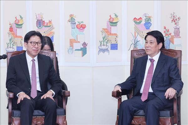 Chủ tịch nước Lương Cường tiếp Thị trưởng thành phố Busan