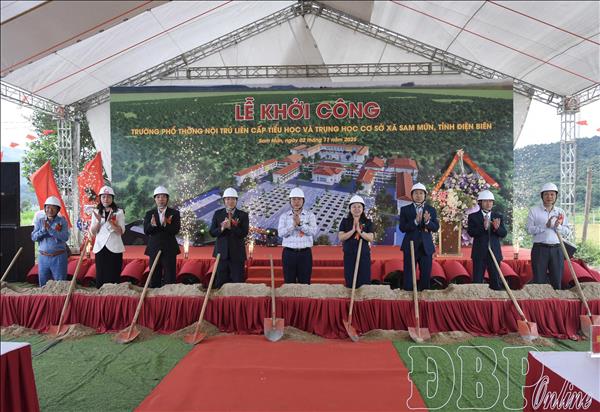 ແຂ​ວງ​ດຽນ​ບ​ຽນ​ເລີ່ມ​ລົງ​ມື​ກໍ່​ສ້າງ 3 ໂຮງ​ຮຽນ​ກິນນອນ​ລະ​ຫ່າງ​ຂັ້ນ, ສ້າງ​ກຳ​ລັງ​ໜູນ​ພັດ​ທະ​ນາ​ການ​ສຶກ​ສາ