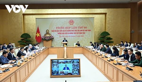 លោកនាយករដ្ឋមន្ត្រី ហ្វាម មិញជីញ អះអាងនូវការប្តេជ្ញាចិត្តប្រយុទ្ធប្រឆាំងនឹងការនេសាទខុសច្បាប់ IUU