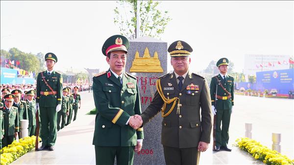 ជំនួបប្រាស្រ័យមិត្តភាពការពារជាតិព្រំដែនវៀតណាម-កម្ពុជាលើកទីពីរទទួលបានជោគជ័យយ៉ាងធំធេង