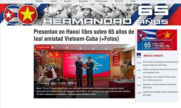 Lanza Prensa Latina columna Cuba-Vietnam: 65 años de hermandad