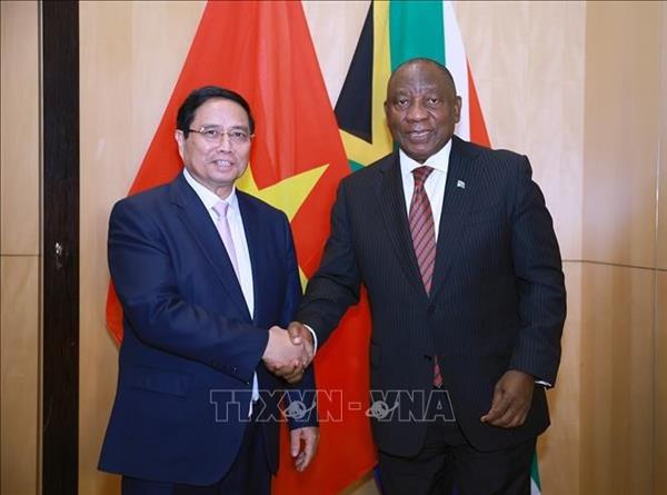 Vietnam et Afrique du Sud élèvent leurs relations au niveau de Partenariat stratégique