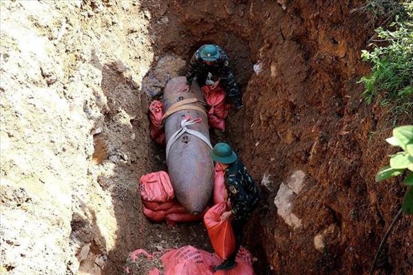 Phu Tho: 1.2-tonne bomb successfully detonated