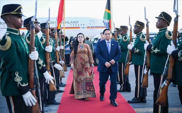 ທ່ານນາຍົກລັດຖະມົນຕີ ຟ້າມມິນຈິງ ສິ້ນສຸດບັນດາການເຄື່ອນໄຫວຢູ່ G20 ແລະ ບັນດາການເຄື່ອນໄຫວ 2 ຝ່າຍຢູ່ ອາຟະລິກາໃຕ້ ຢ່າງຈົບງາມ