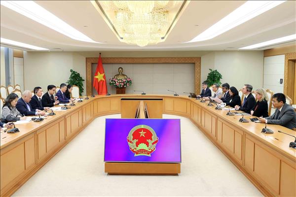 Phó Thủ tướng Hồ Đức Phớc tiếp Phó Chủ tịch Ngân hàng Thế giới (WB)