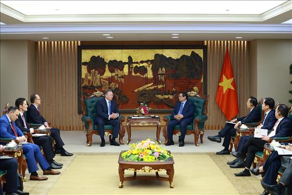 Thủ tướng Phạm Minh Chính tiếp Tổng Giám đốc Công ty Zarubezhneft, Liên bang Nga