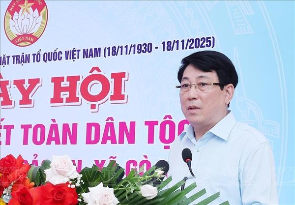 Điện của Chủ tịch nước Lương Cường nhân Ngày quốc tế đoàn kết với nhân dân Palestine