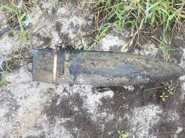 Unexploded artillery shells safely destroyed in Quang Tri