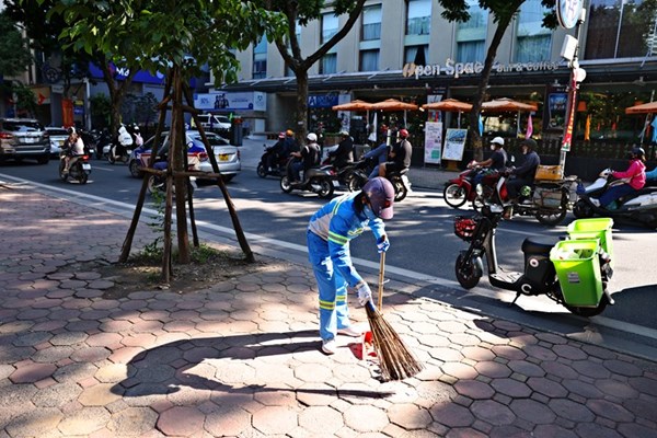 Xanh hóa công tác duy trì vệ sinh môi trường