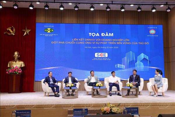 SME với doanh nghiệp lớn: Động lực mới cho chuỗi cung ứng Thủ đô