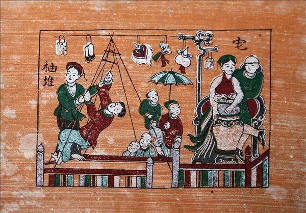 Oficio de elaboración de pinturas Dong Ho en lista de salvaguardia urgente de UNESCO