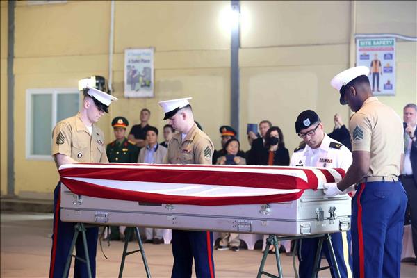 Hồi hương hài cốt quân nhân Hoa Kỳ mất tích trong chiến tranh Việt Nam