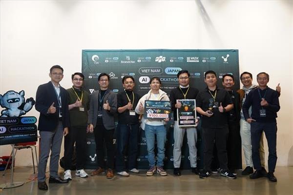 Competencia AI Hackathon ayuda a impulsar cooperación tecnológica Vietnam-Japón
