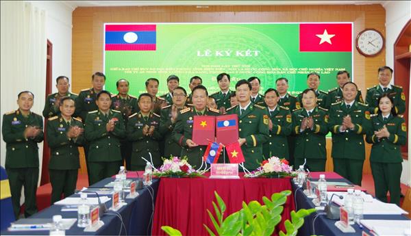 Phối hợp xử lý các vụ việc liên quan an ninh trật tự khu vực biên giới Việt Nam - Lào