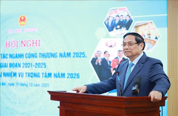 Thủ tướng Phạm Minh Chính: Ngành Công Thương thực hiện 6 tiên phong cùng đất nước phát triển