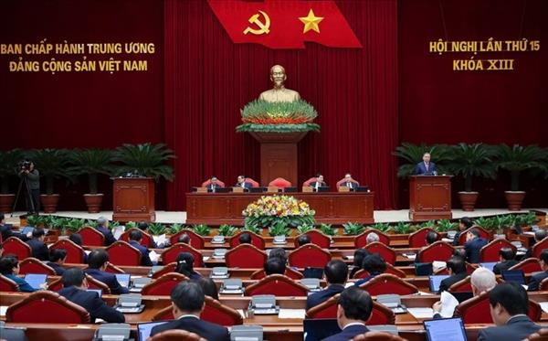 ໄຂກອງປະຊຸມຄັ້ງທີ 15 ຄະນະບໍລິຫານງານສູນກາງພັກກອມມູນິດ ຫວຽດນາມ ຊຸດທີ 13