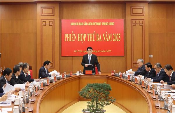 Chủ tịch nước chủ trì Phiên họp thứ ba Ban Chỉ đạo cải cách Tư pháp Trung ương