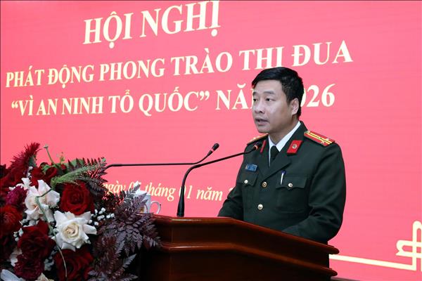 Kiềm chế, kéo giảm ít nhất 10% số vụ phạm tội về trật tự xã hội trong năm 2026